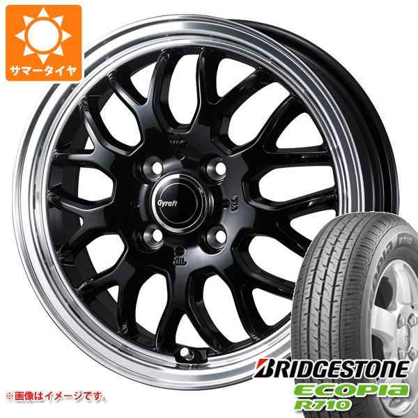 アトレーワゴン S300系用 サマータイヤ ブリヂストン エコピア R710 175/80R14 94/93N (175R14 6PR相当) グラフト 9M 4.5-14 タイヤホイール4本セットの通販は