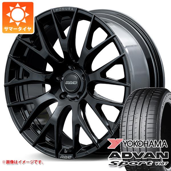 40系アルファード用 サマータイヤ ヨコハマ アドバンスポーツV107 245/40R21 100Y XL レイズ ホムラ 2x9R 9.0-21 タイヤホイール4本セットの通販は 233,055円