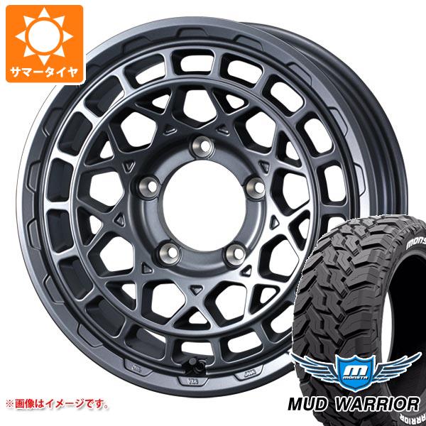 5本セット ジムニー JB64W用 2026年製 サマータイヤ モンスタ マッドウォーリアー LT215/70R16 107/105Q ホワイトレター マッドヴァンスX タイプM 5.5-16 タイヤホイール5本セット