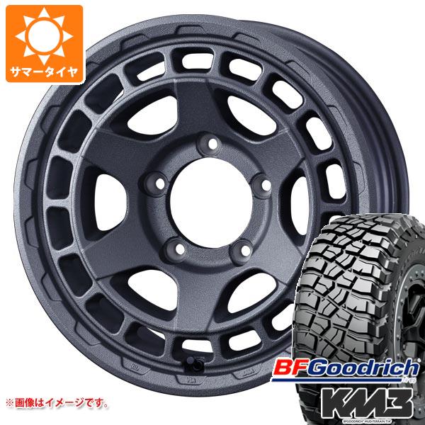 スズキ ジムニーシエラ JB74W用 サマータイヤ BFグッドリッチ マッドテレーンT/A KM3 LT225/75R16 115/112Q マッドヴァンスX タイプS 6.0-16 タイヤホイール4本セット 109,150円