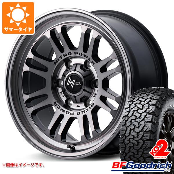 5本セット FJクルーザー 10系用 サマータイヤ BFグッドリッチ オールテレーンT/A KO2 LT285/70R17 121/118R ホワイトレター ナイトロパワー M16 アサルト 8.0-17 タイヤホイール5本セットの通販は