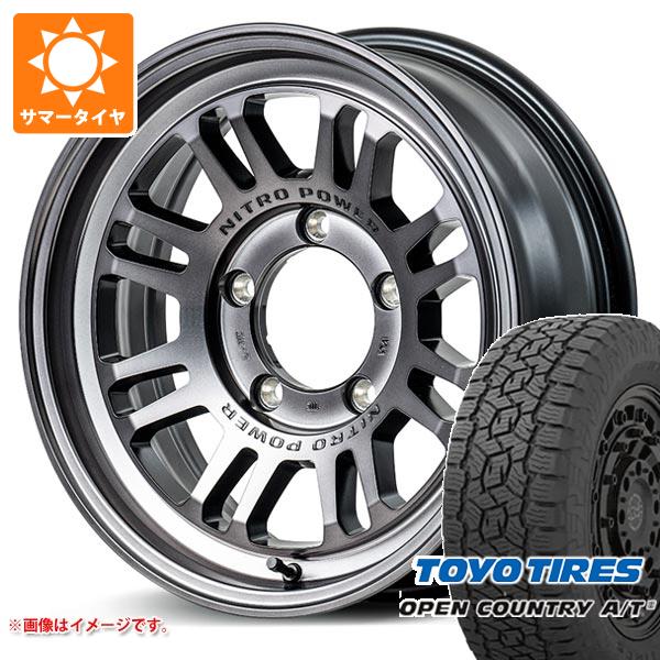 5本仕かける ジムニー JB64W用 炎節タイア トゥーヨー 明けひろげカントリー A/T3 215/70R16 100T 黒いこと水茎の跡 ナイトロパワー M16 アサルト 5.5-16 タイア銀輪5本仕かける