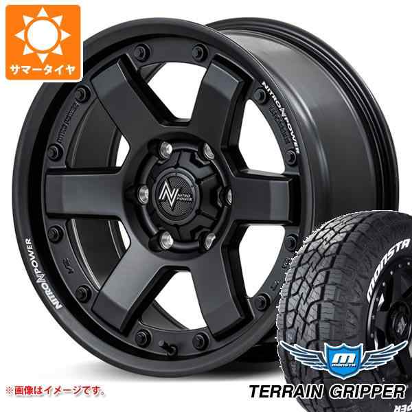 ハイラックスサーフ215系用 サマータイヤ モンスタ テレーングリッパー 265/65R17 116T XL ホワイトレター ナイトロパワー M6 カービン 8.0-17 タイヤホイール4本セットの通販は