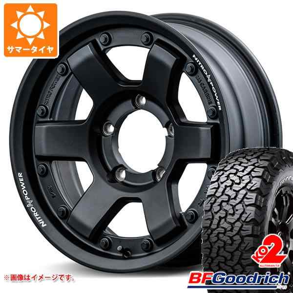 5本セット ジムニーシエラ JB74W用 サマータイヤ BFグッドリッチ オールテレーンT/A KO2 LT225/75R16 115/112S ホワイトレター ナイトロの通販は