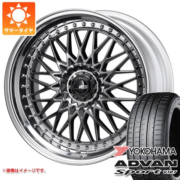 40系アルファード用 サマータイヤ ヨコハマ アドバンスポーツV107 245/40R21 100Y XL SSR プロフェッサー メッシュ アンダー 8.5-21 タイヤホイール4本セットの通販は