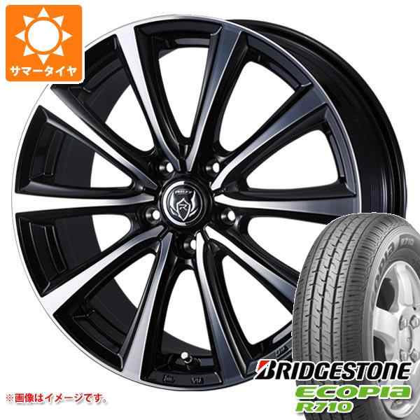 2025年製 サマータイヤ 145/80R12 80/78N ブリヂストン エコピア R710 (145R12 6PR相当) ライツレー MS 4.0-12 タイヤホイール4本セットの通販は