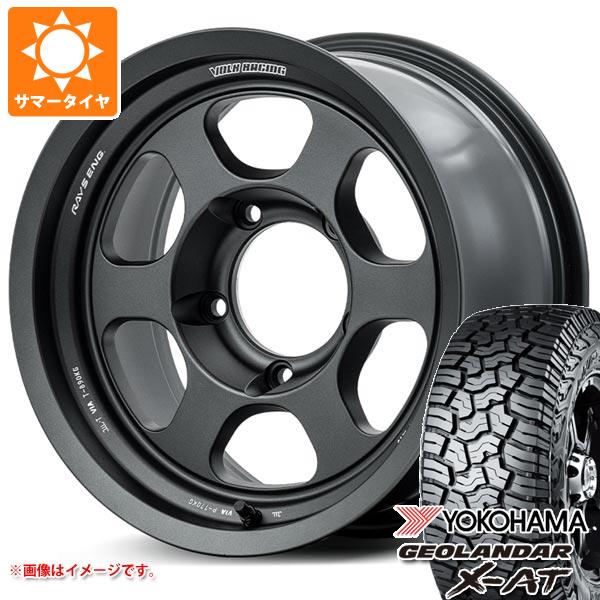 トヨタ ランドクルーザー70 GRJ76K用 サマータイヤ ヨコハマ ジオランダー X-AT G016 LT265/75R16 123/120Q ブラックレター レイズ ボルクレーシング TE37XT リミテッド 8.0-16 タイヤホイール4本セット