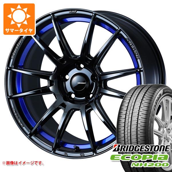 サマータイヤ 225/55R17 97V ブリヂストン エコピア NH200 ウェッズスポーツ SA-62R 7.5-17 タイヤホイール4本セットの通販は 250,800円