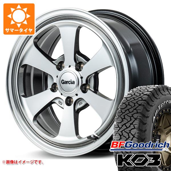 デリカD5用 2024年製 サマータイヤ BFグッドリッチ オールテレーンT/A KO3 LT225/70R16 102/99S ホワイトレター ガルシア ダラス6 7.0-16 タイヤホイール4本セットの通販は