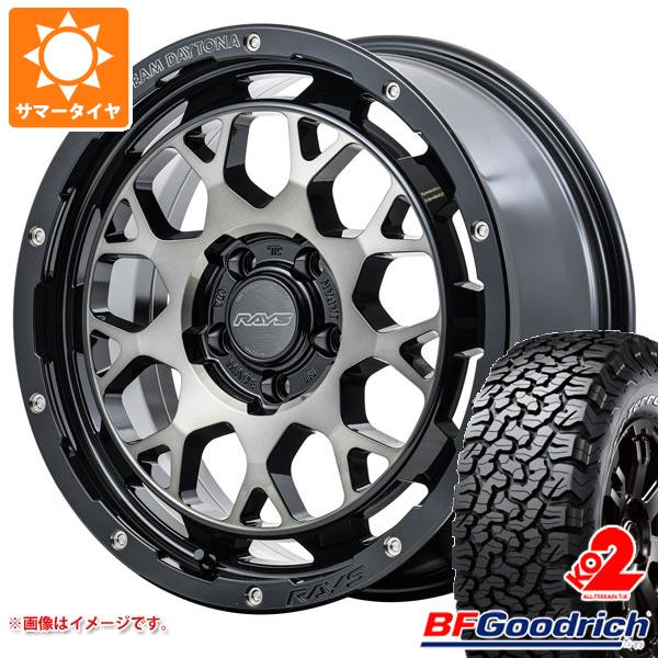 5本セット ジープ ラングラー JK/JL系用 サマータイヤ BFグッドリッチ オールテレーンT/A KO2 35x12.50R17LT 121R ホワイトレター レイズ デイトナ M9+ タイヤホイール5本セット