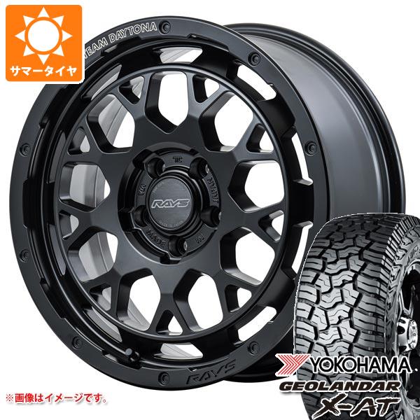 5本セット ジープ ラングラー JK/JL系用 2026年製 サマータイヤ ヨコハマ ジオランダー X-AT G016 265/70R17 115T ブラックレター レイズ デイトナ M9+ タイヤホイール5本セット