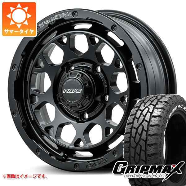 ジムニー用 サマータイヤ グリップマックス マッドレイジ R/T MAX 175/80R16 91S ホワイトレター レイズ デイトナ M9+ 5.5-16 タイヤホイの通販は