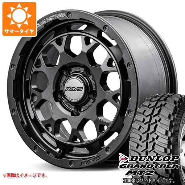 RAV4 50系用 サマータイヤ ダンロップ グラントレック MT2 LT225/75R16 103/100Q アウトラインホワイトレター WIDE レイズ デイトナ M9+ スペックM 7.0-16 タイヤホイール4本セットの通販はサマータイヤ・ホイールセット