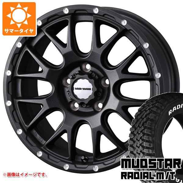 サマータイヤ 235/55R18 104T マッドスター ラジアル M/T ホワイトレター マッドヴァンス08 7.5-18 タイヤホイール4本セットの通販は