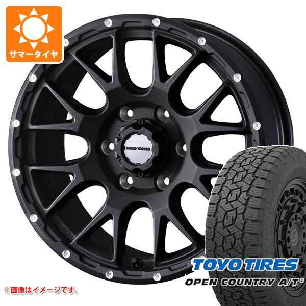 ハイエース 200系用 サマータイヤ トーヨー オープンカントリー A/T3 215/70R16 100T ブラックレター マッドヴァンス08 6.5-16 タイヤホの通販は