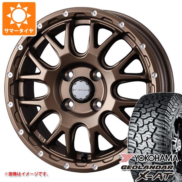 エブリイバン DA17V用 サマータイヤ ヨコハマ ジオランダー X-AT G016 LT165/65R14 81/78Q ブラックレター G016A マッドヴァンス08 4.5-14 タイヤホイール4本セットの通販は 60,115円