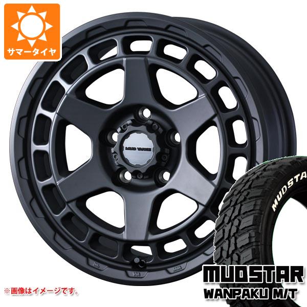 ミツビシ デリカD5用 サマータイヤ マッドスター ワンパク M/T 235/70R16 106S ホワイトレター マッドヴァンスX タイプS 7.0-16 タイヤホイール4本セット 99,880円