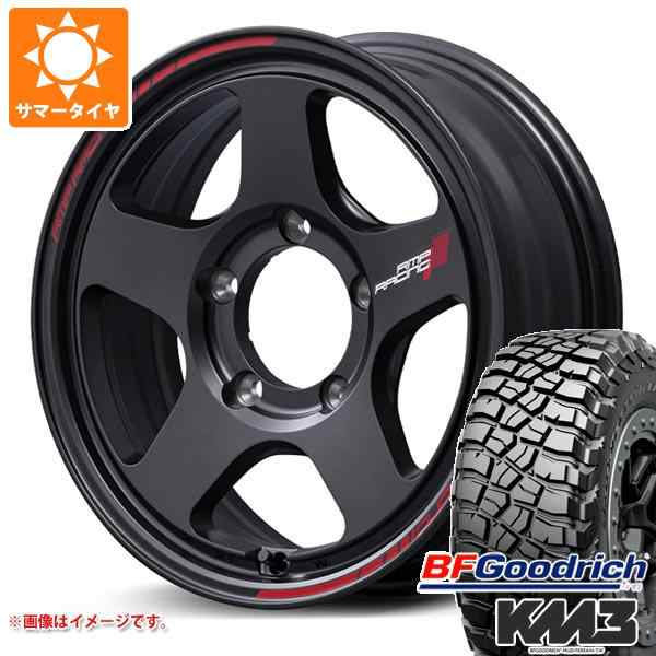 ジムニー JB64W用 サマータイヤ BFグッドリッチ マッドテレーンT/A KM3 LT225/75R16 115/112Q RMP レーシング TR50 5.5-16 タイヤホイール4本セットの通販は