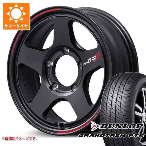 ジムニー用 サマータイヤ ダンロップ グラントレック PT5 175/80R16 91S RMP レーシング TR50 5.5-16 タイヤホイール4本セットの通販は
