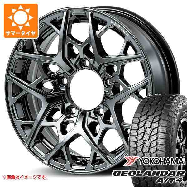 ジムニー JB64W用 サマータイヤ ヨコハマ ジオランダー A/T4 G018 LT225/75R16 115/112S ブラックレター レイズ ベルサス VV25MX 5.5-16 タイヤホイール4本セットの通販は