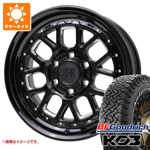 トヨタ ランドクルーザー300用 サマータイヤ BFグッドリッチ オールテレーンT/A KO3 LT265/65R18 117/114S ホワイトレター バークレイハードロック ヒューロン 8.5-18 タイヤホイール4本セット