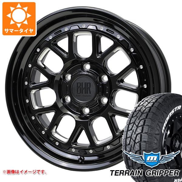 5本セット FJクルーザー 10系用 サマータイヤ モンスタ テレーングリッパー 265/70R17 115T ホワイトレター バークレイハードロック ヒュの通販は