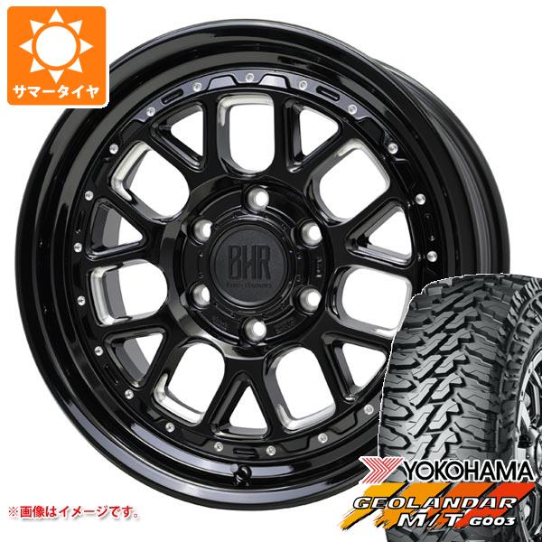 ハイラックス 120系用 サマータイヤ ヨコハマ ジオランダー M/T G003 LT265/70R17 121/118Q バークレイハードロック ヒューロン 8.0-17 タイヤホイール4本セットの通販は