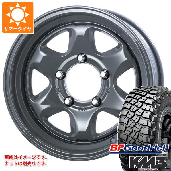 ジムニーシエラ JB74W用 サマータイヤ BFグッドリッチ マッドテレーンT/A KM3 LT225/75R16 115/112Q ブルート BR-44 6.5-16 タイヤホイール4本セット
