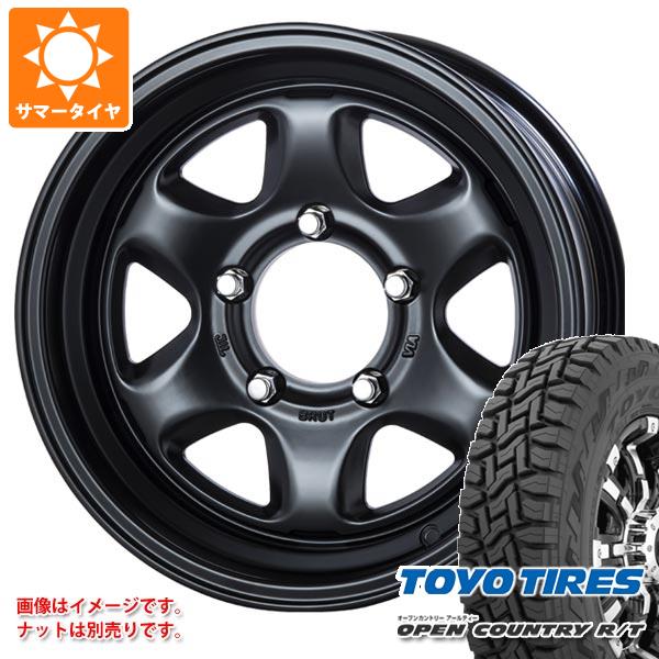 5本セット スズキ ジムニーノマド JC74W用 サマータイヤ トーヨー オープンカントリー R/T LT225/70R16 102/99Q ホワイトレター ブルート BR-44 6.5-16 タイヤホイール5本セット