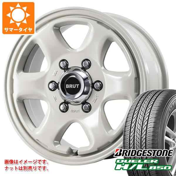 ハイエース 200系用 サマータイヤ ブリヂストン デューラー H/L850 215/70R16 100H ブルート BR-44 6.5-16 タイヤホイール4本セットの通販は
