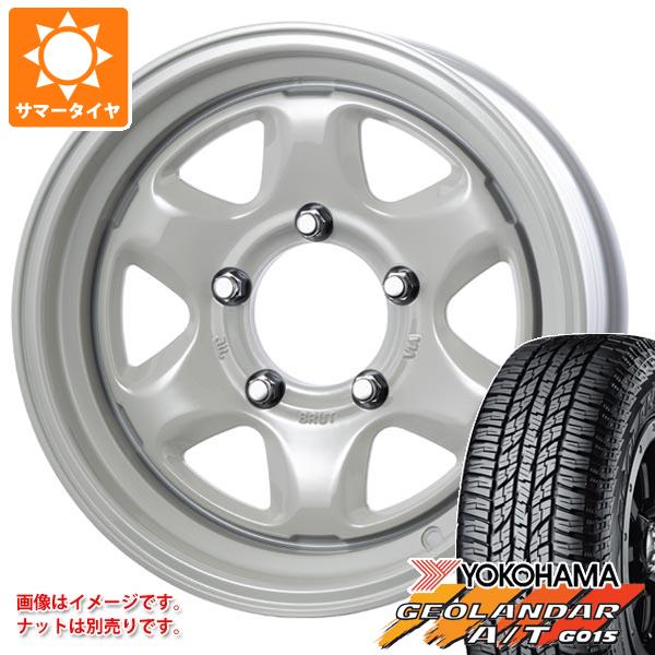 5本セット スズキ ジムニーノマド JC74W用 サマータイヤ ヨコハマ ジオランダー A/T G015 LT225/75R16 115/112R アウトラインホワイトレター ブルート BR-44 6.5-16 タイヤホイール5本セット