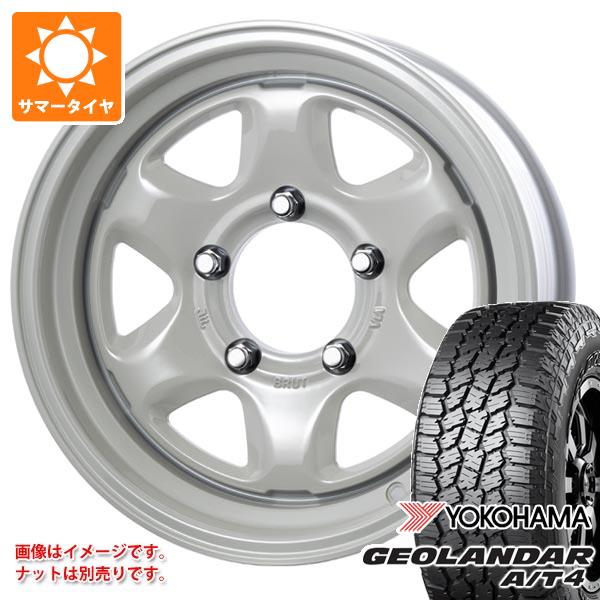 5本セット スズキ ジムニーシエラ JB74W用 2026年製 サマータイヤ ヨコハマ ジオランダー A/T4 G018 225/70R16 103H ブラックレター ブルート BR-44 6.5-16 タイヤホイール5本セット