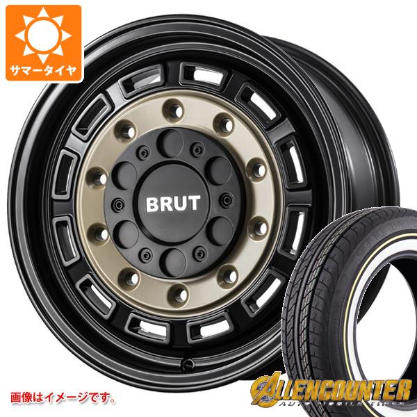 ハイエース 200系用 サマータイヤ オーレンカウンター クラシックオーバル 215/65R16C 109/107T ホワイト/イエローリボン ブルート BR-70 6.5-16 タイヤホイール4本セット