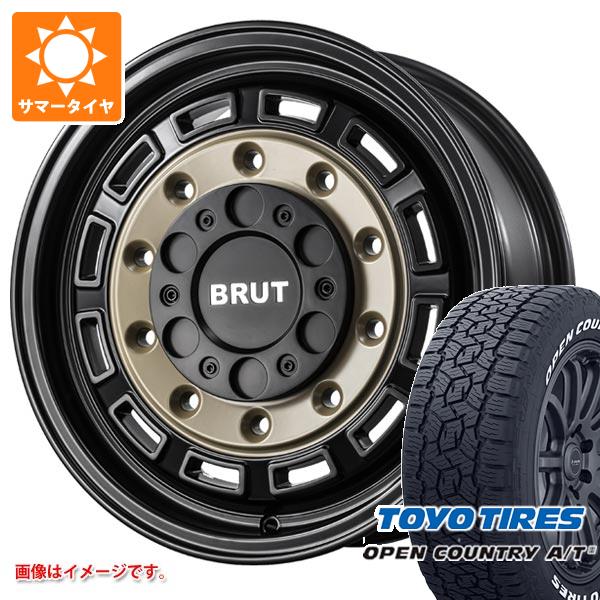 ハイエース 200系用 サマータイヤ トーヨー オープンカントリー A/T3 215/65R16C 109/107R ホワイトレター ブルート BR-70 6.5-16 タイヤホイール4本セットの通販は 215,900円