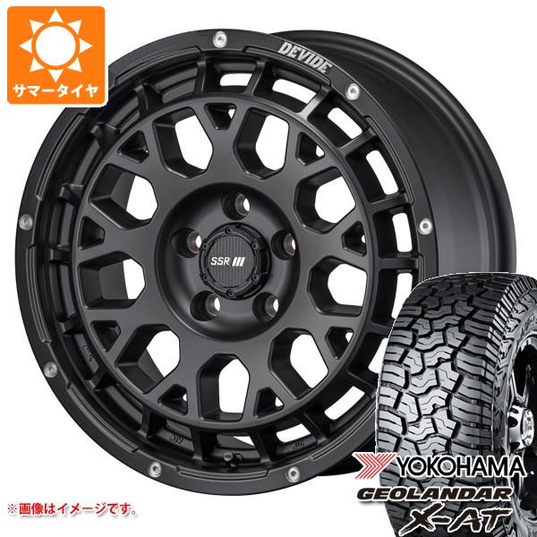 アウトランダー GF/GG系用 2026年製 炎節タイア ヨコハマ ジオランダー X-AT G016 LT235/70R16 104/101Q アウトラインホワイトレター SSR ディバイド G:M 7.0-16 タイア銀輪4本仕かける
