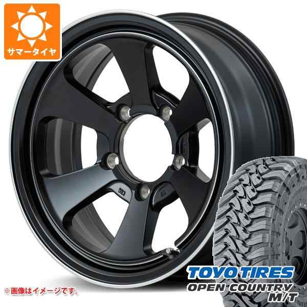 5本セット ジムニー JB64W用 サマータイヤ トーヨー オープンカントリー M/T LT225/75R16 103/100Q ホワイトレター ガルシア ダラス6 5.5-16 タイヤホイール5本セットの通販は