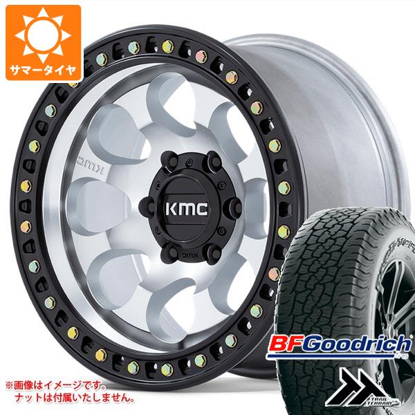 ハイラックスサーフ215系用 サマータイヤ BFグッドリッチ トレールテレーンT/A 265/65R17 112T アウトラインホワイトレター KMC KM550 ライオト SBL 8.5-17 タイヤホイール4本セット