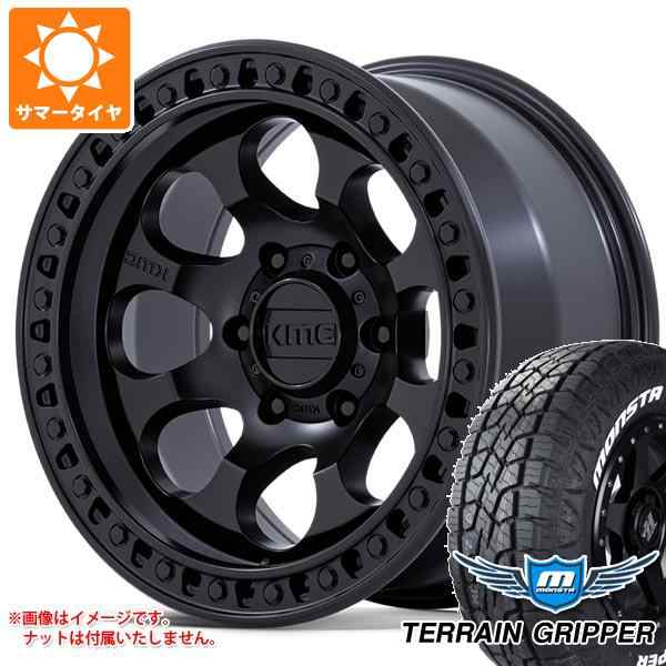 5本セット FJクルーザー 10系用 サマータイヤ モンスタ テレーングリッパー 265/70R17 115T ホワイトレター KMC KM550 ライオト SBL 8.5-17 タイヤホイール5本セットの通販は