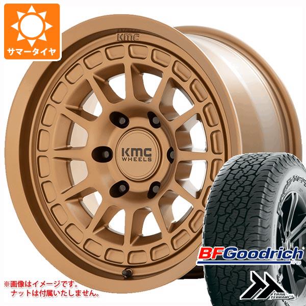 ランドクルーザー プラド 150系用 サマータイヤ BFグッドリッチ トレールテレーンT/A 265/65R17 112T アウトラインホワイトレター KMC KMの通販は