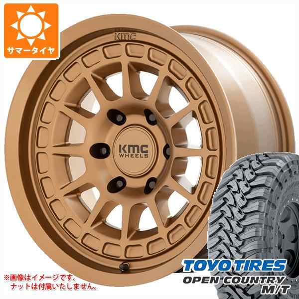 ジープ ラングラー JK/JL系用 サマータイヤ トーヨー オープンカントリー M/T 35x12.50R17 LT 121P ブラックレター KMC  KM719 キャニオンの通販はau PAY マーケット - タイヤ1番 | au PAY マーケット－通販サイト