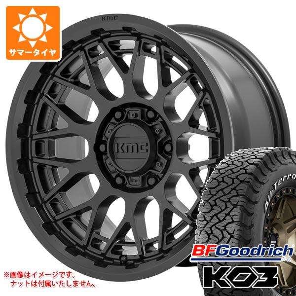 トヨタ ハイラックス 120系用 2026年製 サマータイヤ BFグッドリッチ オールテレーンT/A KO3 LT265/70R17 118/115S ホワイトレター KMC KM722 テクニック 8.5-17 タイヤホイール4本セット