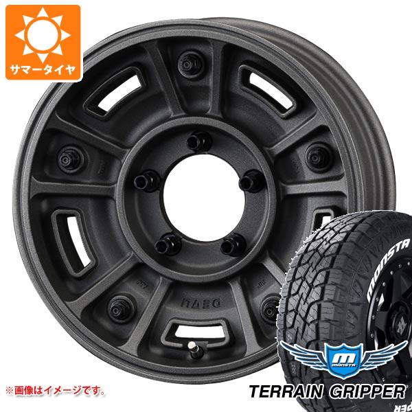 5本セット ジムニー用 サマータイヤ モンスタ テレーングリッパー 175/80R16 91S ホワイトレター クリムソン ディーン BJ メキシカン 5.5-16 タイヤホイール5本セット 110,188円