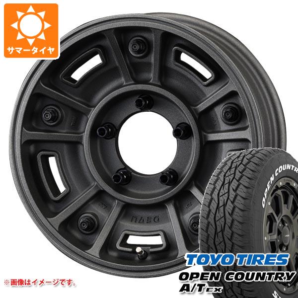 ジムニー JB64W用 サマータイヤ トーヨー オープンカントリー A/T EX 215/70R16 100H アウトサイドホワイトレター クリムソン ディーン BJ メキシカン 5.5-16 タイヤホイール4本セットの通販は