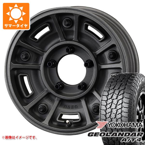 5本セット スズキ ジムニーノマド JC74W用 2026年製 サマータイヤ ヨコハマ ジオランダー A/T4 G018 225/70R16 103H ブラックレター クリムソン ディーン BJ メキシカン 6.0-16 タイヤホイール5本セット