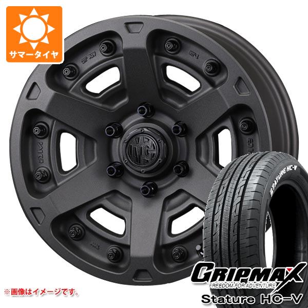 ハイエース 200系用 サマータイヤ グリップマックス スタチャー HC-V 215/60R17C 109/107S ホワイトレター レイズ ボルクレーシング TE37SB SL 6.5-17 タイヤ交換対象ハイエース 200系用 サマータイヤ