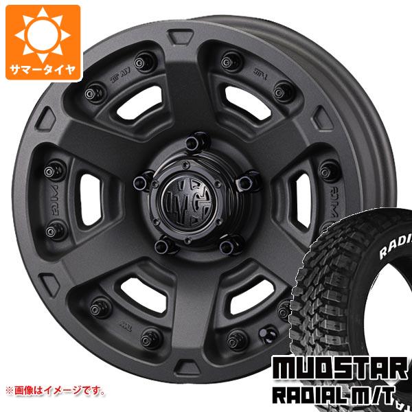 デリカD5用 サマータイヤ マッドスター ラジアル M/T 215/70R16 100T ホワイトレター クリムソン MG アーマー FF 7.0-16 タイヤホイール4本セットの通販は