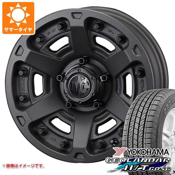 デリカD5用 サマータイヤ ヨコハマ ジオランダー H/T G056 245/70R16 111H XL ブラックレター クリムソン MG アーマー FF 7.0-16 タイヤホイール4本セットの通販は