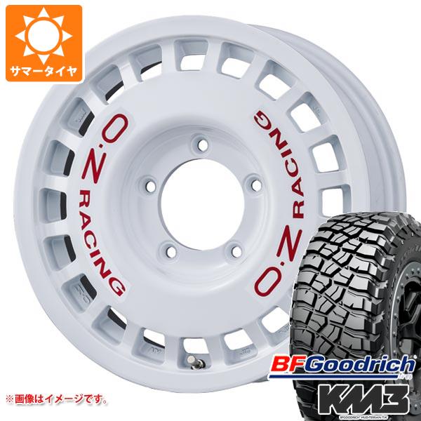 5本セット スズキ ジムニー JB64W用 サマータイヤ BFグッドリッチ マッドテレーンT/A KM3 LT205/80R16 111/108Q OZ ラリーレーシング 4x4 5.5-16 タイヤホイール5本セット 168,625円