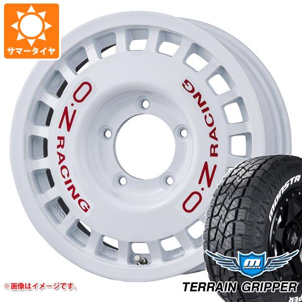 5本セット スズキ ジムニーシエラ JB74W用 2026年製 サマータイヤ モンスタ テレーングリッパー 215/70R16 107/105Q LT ホワイトレター OZ ラリーレーシング 4x4 6.0-16 タイヤホイール5本セット 145,313円