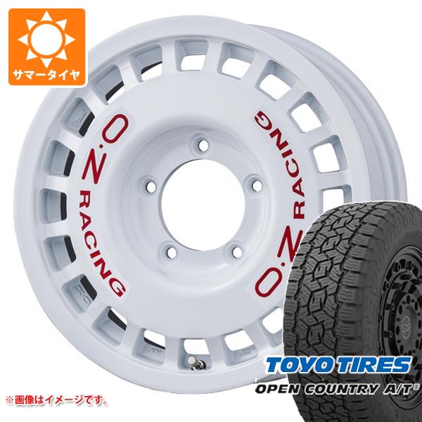 ジムニー用 サマータイヤ トーヨー オープンカントリー A/T3 175/80R16 91S ブラックレター OZ ラリーレーシング 4x4 5.5-16 タイヤホイール4本セットの通販は